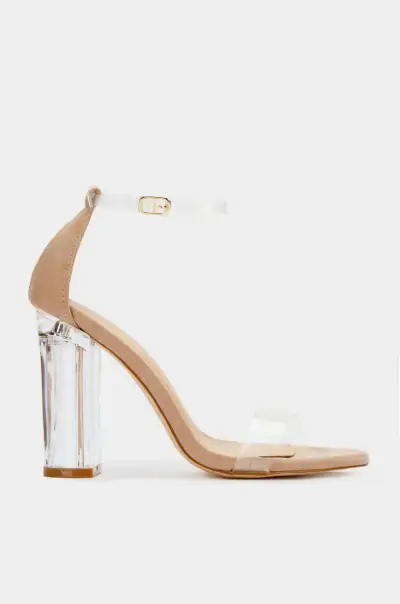 Women Fashion Sexy Solid Color Pointed-Toe Thick High-Heeled Shoes