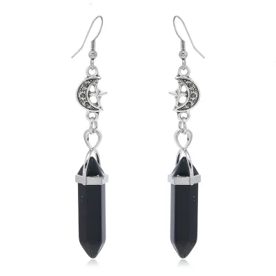 Women's Simple Retro Gothic Alloy Snake Cross Earrings
