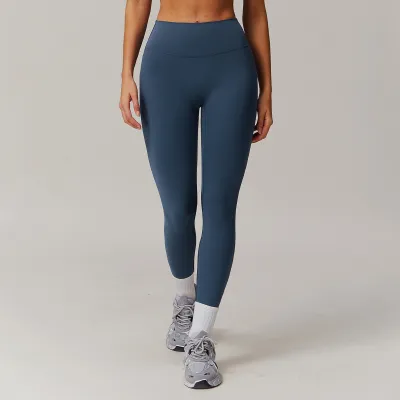 Women's Quick-Drying High Waist Yoga Pants - Casual Sports Bottoms in Solid Color