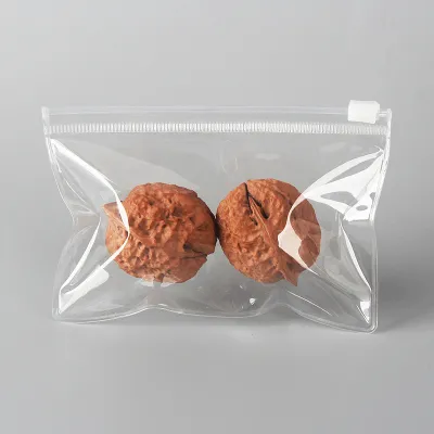 Transparent PVC Zipper Jewelry Storage Packaging Bag