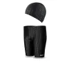 Black (Trousers Swim Cap)