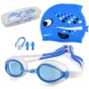 Blue And White Spotted Fish Suit