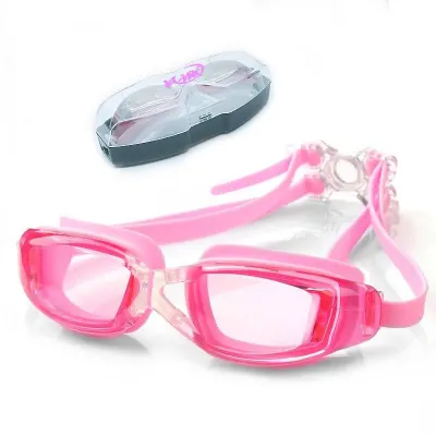 Fashion Large Frame Anti-Fog Swimming Goggles for Women