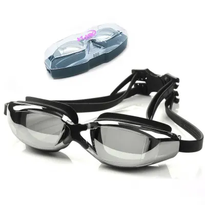 Fashion Large Frame Anti-Fog Swimming Goggles for Women