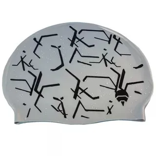 Fashion Printing Waterproof Silicone Adult Swimming Cap