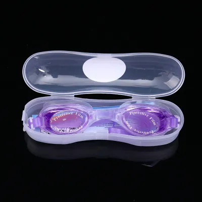 Fashion Simple Transparent Waterproof Adjustable Swimming Goggles