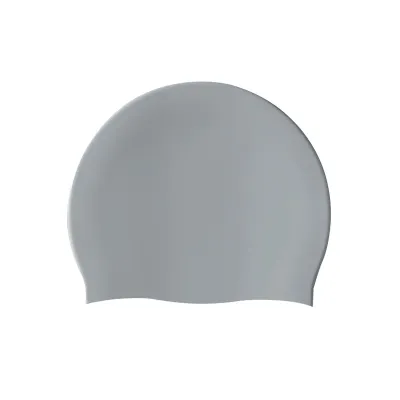 Fashion Solid Color Silicone Waterproof Swimming Cap for Women