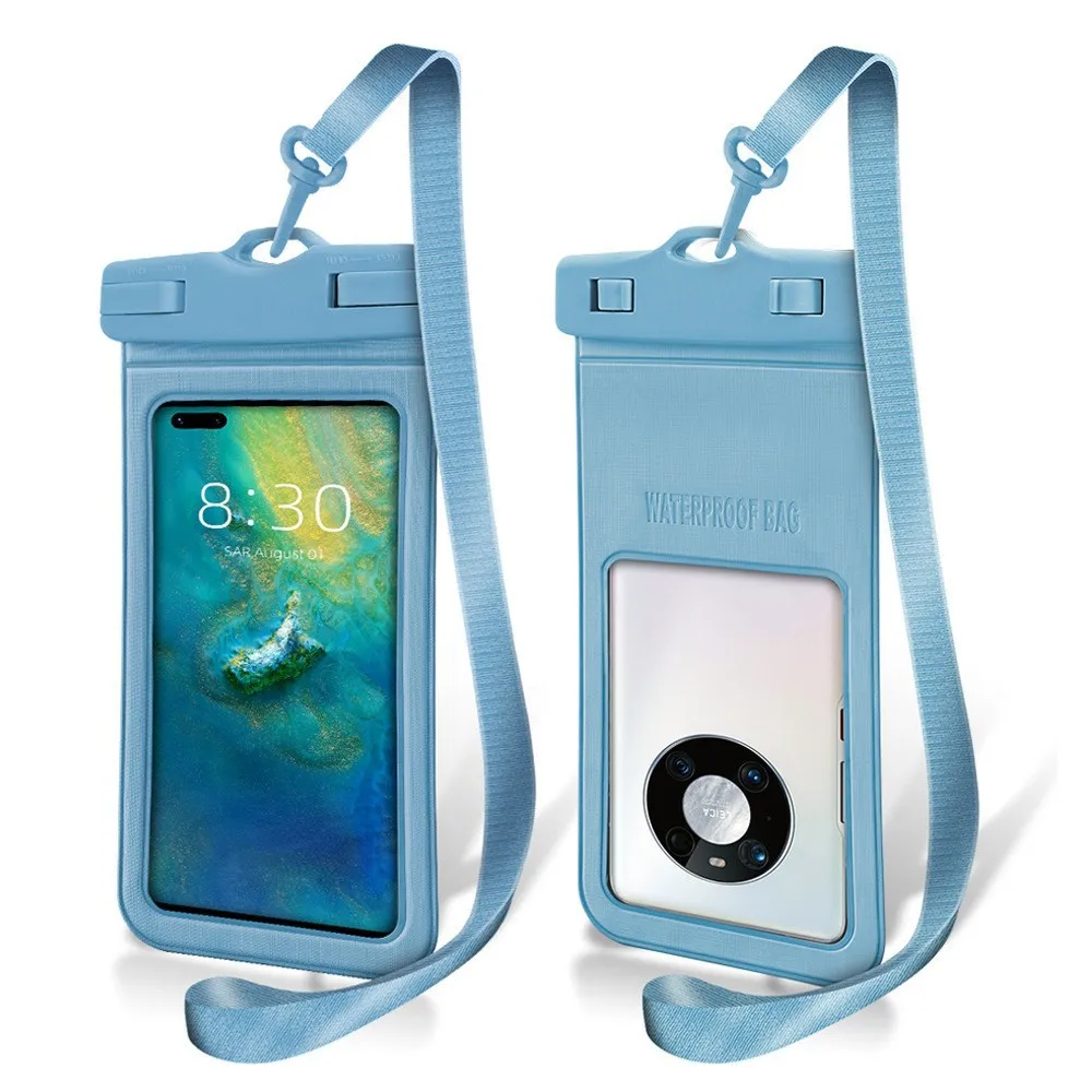 Touchscreen Mobile Phone Waterproof Bag for Swimming Drifting Diving