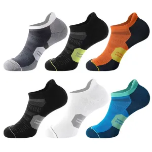 Men Fashion Casual Contrast Color Short Sports Tube Socks