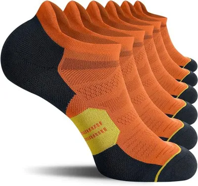 Men Fashion Casual Contrast Color Short Sports Tube Socks
