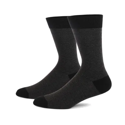 Men's Fashion Casual Stripe Long Cotton Socks with Diamond Pattern