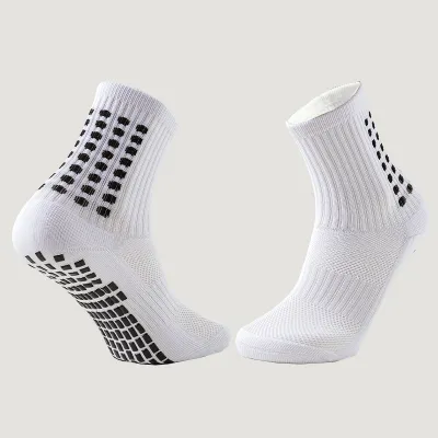 Men Fashion Casual Solid Color Non-Slip Breathable Football Socks