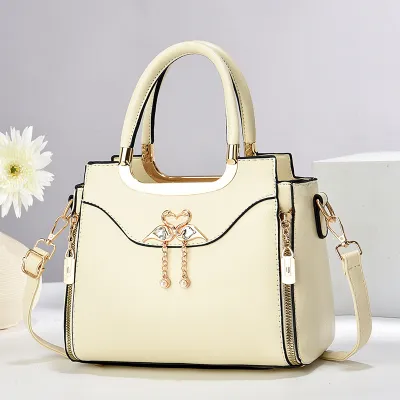 Women Retro Elegant Street Trend Large Capacity Tote PU Handbag