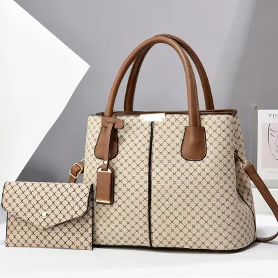 Women Fashion Printed Large Capacity Handbag Bag Set
