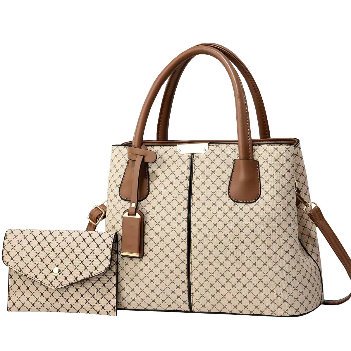 Women Fashion Printed Large Capacity Handbag Bag Set