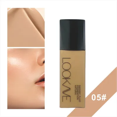 Lookave Brightening Sweat-Proof Waterproof Moisturizing Liquid Foundation Cream
