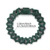 Gun Black Green Diamond
