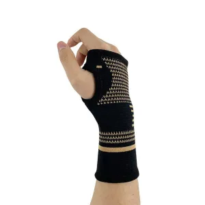 One Piece Copper Ion Fiber Nylon Wristband Proector for Home Fitness