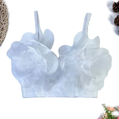 Women Sexy Lace Floral Corset Camisole Tank Top