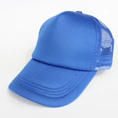 Custom Kids Color Blocking Mesh Cap Trucker Hat