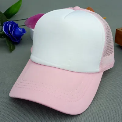 Custom Kids Color Blocking Mesh Cap Trucker Hat