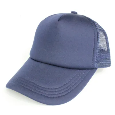 Custom Kids Solid Color Mesh Cap Trucker Hat