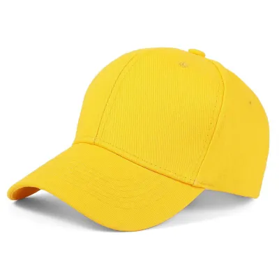 Custom Logo Kids Solid Color Cotton Baseball Cap