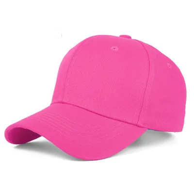 Custom Logo Kids Solid Color Cotton Baseball Cap