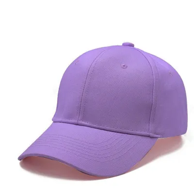 Custom Logo Kids Solid Color Cotton Baseball Cap