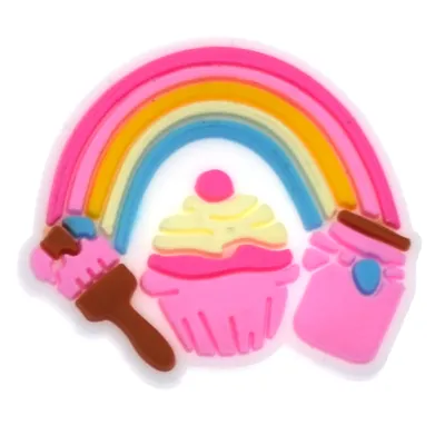 Cartoon Multicolor Cute Pattern PVC Soft Rubber Hole Shoes Bag DIY Accessories Shoe Buckle