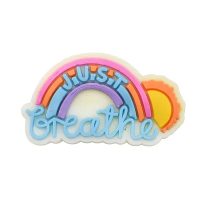Cartoon Multicolor Cute Pattern PVC Soft Rubber Hole Shoes Bag DIY Accessories Shoe Buckle