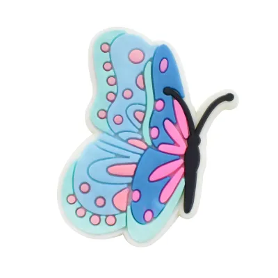 Cartoon Multicolor Cute Pattern PVC Soft Rubber Hole Shoes Bag DIY Accessories Shoe Buckle