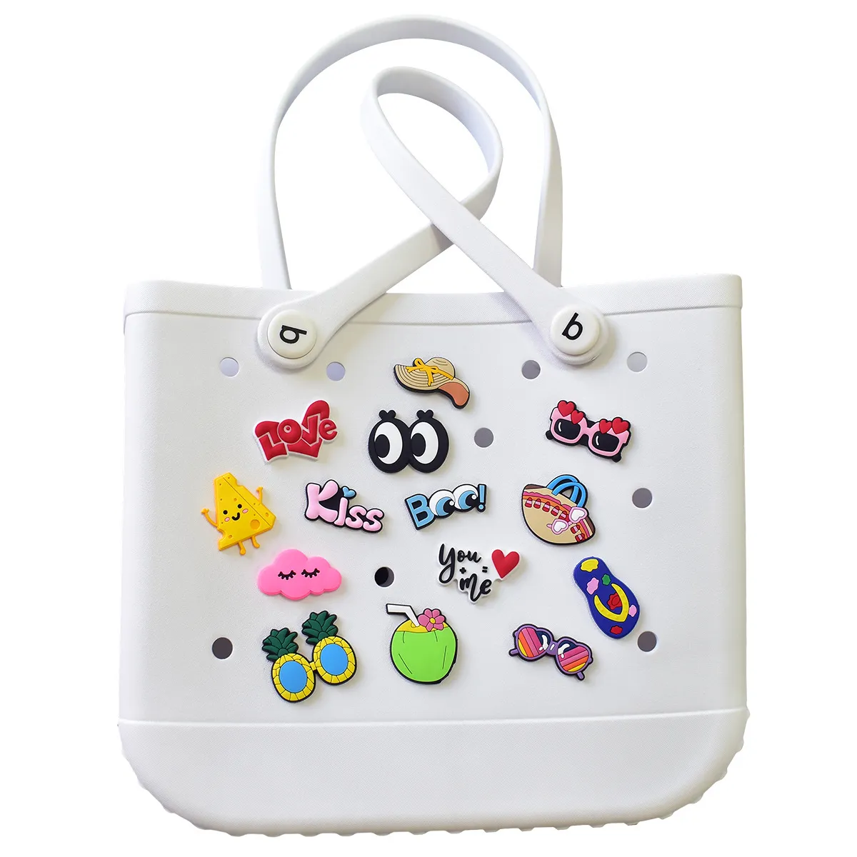 Summer Eva Beach Hole Bag Diy Detachable Accessories