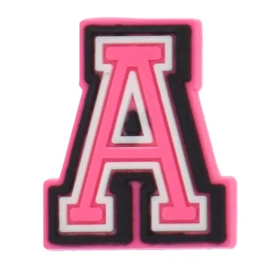 Pink Letter Hole Shoes Bag DIY Accessories Detachable
