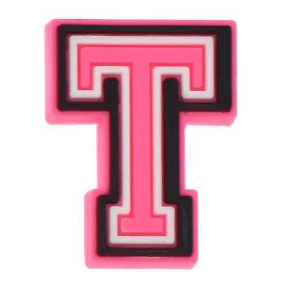 Pink Letter Hole Shoes Bag DIY Accessories Detachable