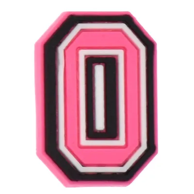 Pink Letter Hole Shoes Bag DIY Accessories Detachable