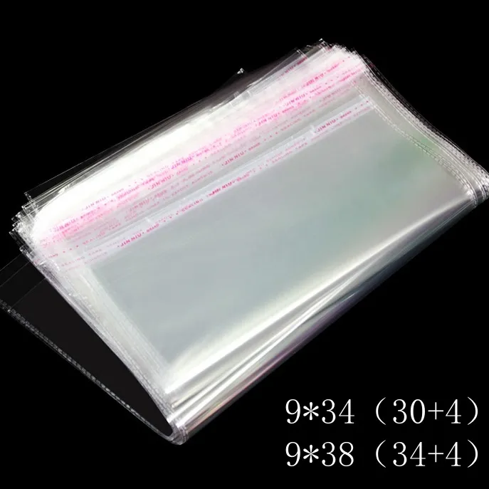 100pcs/Set Clear Packaging Opp Bag 9cm