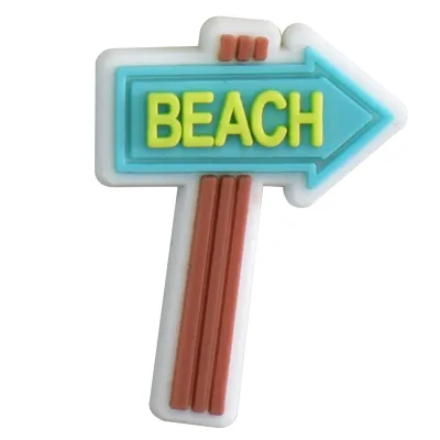 Summer Beach Cartoon Hole Shoes Bag Diy Accessories