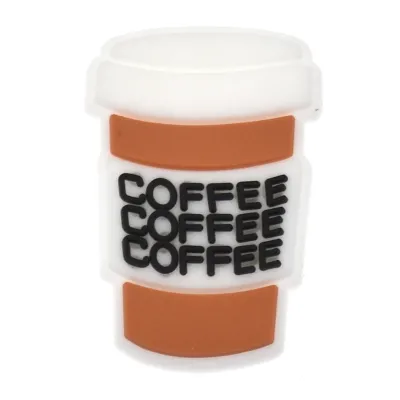 Cartoon Coffee Cup Series Hole Shoes Bag DIY Accessories