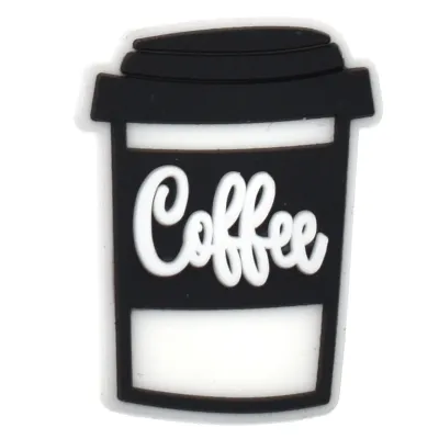Cartoon Coffee Cup Series Hole Shoes Bag DIY Accessories
