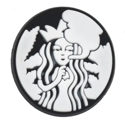 Cartoon Coffee Cup Series Hole Shoes Bag DIY Accessories