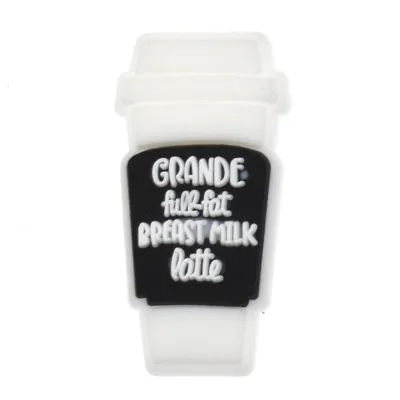 Cartoon Coffee Cup Series Hole Shoes Bag DIY Accessories