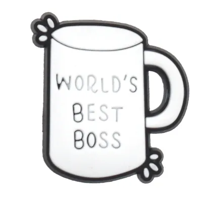 Cartoon Coffee Cup Series Hole Shoes Bag DIY Accessories