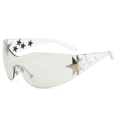 Fashion Casual Sports Riding Five-Pointed Star PC Sunglasses