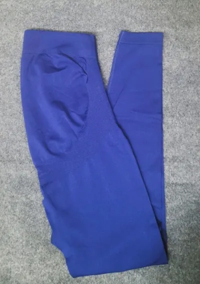 Pregnant Women Casual Solid Color High Elastic Seamless Yoga Leggings