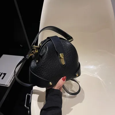 Women Fashion Casual Color Block Crossbody Bag PU Urban Simplicity Shell