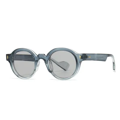 Fashion Retro Round Frame PC Lens Sunglasses