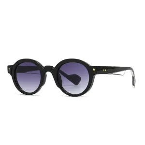 Fashion Retro Round Frame PC Lens Sunglasses