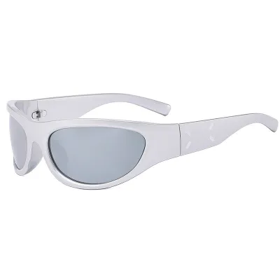 Fashion Casual UV Protection Windproof Oval Box Sunglasses