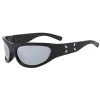 One Size Black Frame/Mercury Flake